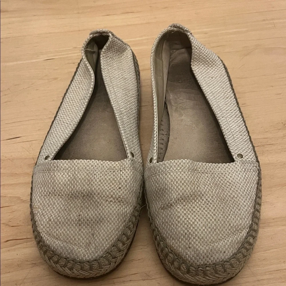AEROSOLES Cream Espadrille Flats